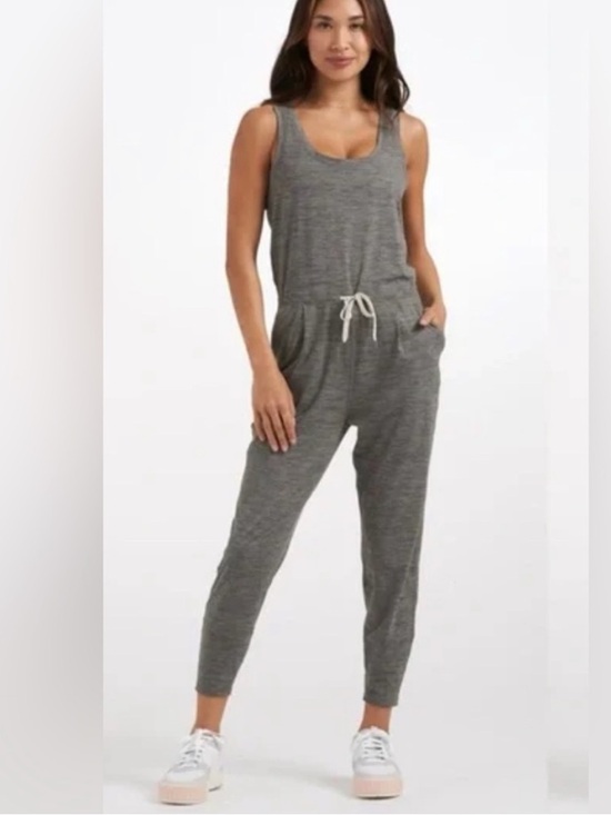 Vuori Pants - EUC - Vuori Lux Harem Jumpsuit in Heather Gray -  Size: Small